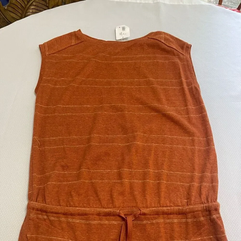 prAna Women's Cedar Heather Stripe Caris Cozy Up Dress size Small New - Picture 3 of 6